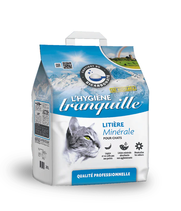 Litière légère pour chat - Litière tranquille