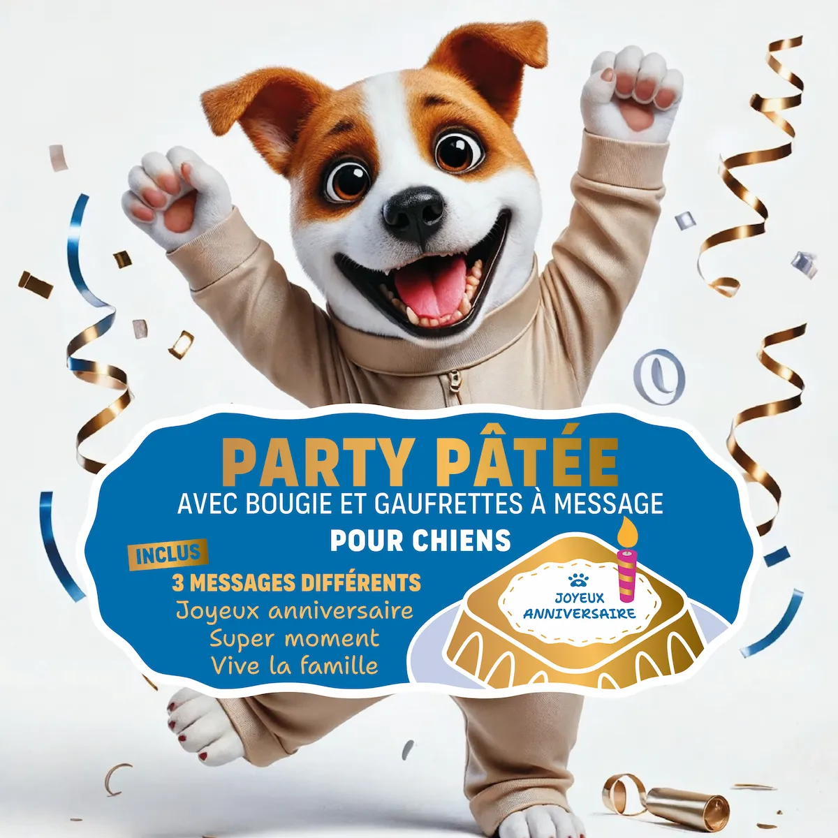 Pâtée Anniversaire pour Chien - Image 3